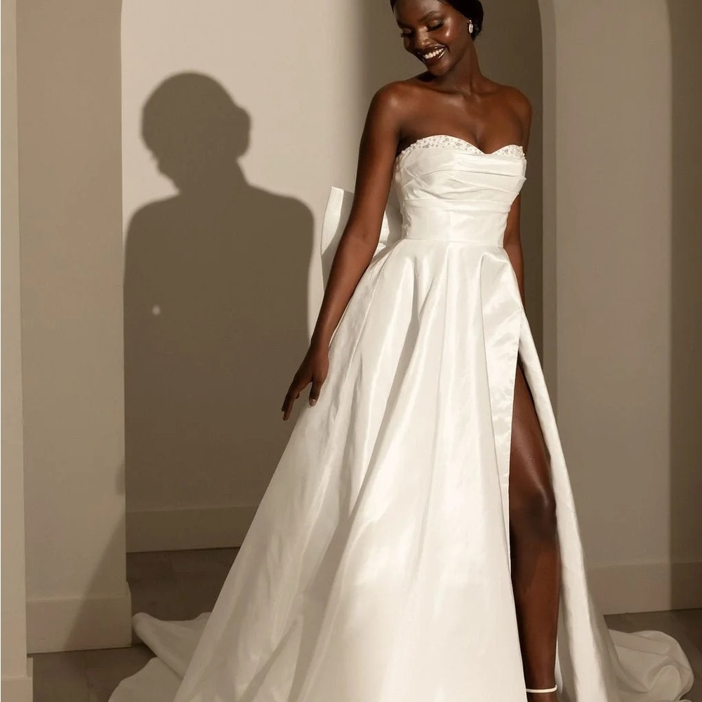 Ivory Bridal A-Line Ballgown with High Split